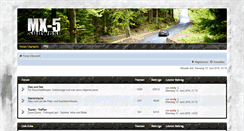 Desktop Screenshot of forum.mx5-suedwest.de